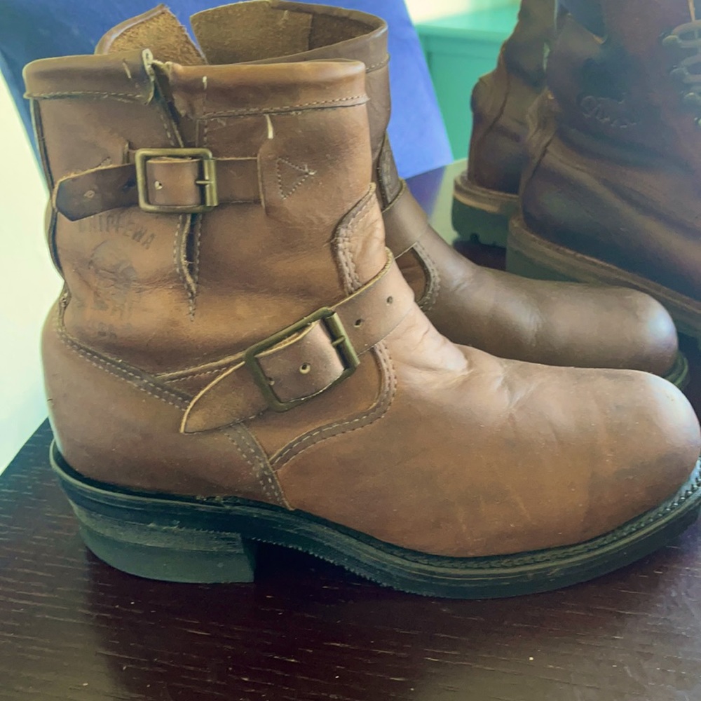 Chippewa short harness boots